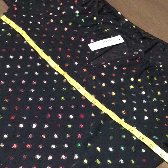 NWT J. Crew Rainbow 🌈 Clip Dot In Chiffon Sz M, 100% Polyester, Style K4385 - Picture 7 of 10